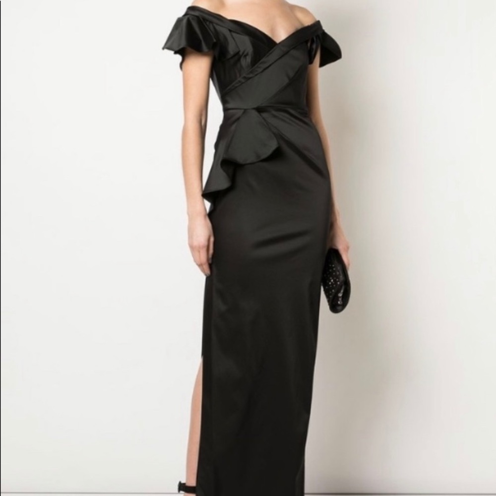 Sophisticated and sexy Marchesa Notte evening gown